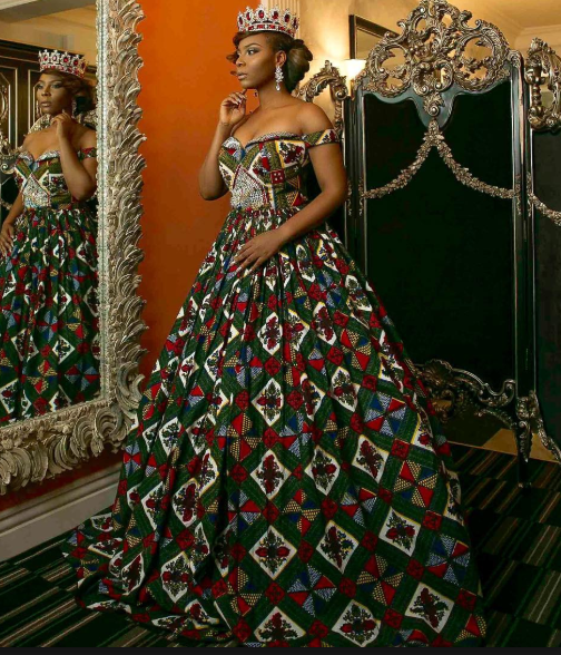 Ankara 2024 bridal dresses